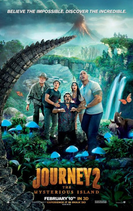 Journey 2: The Mysterious Island 3-D - one sheet