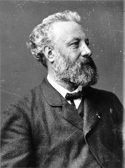 Picture of Jules Verne taken by Nadar