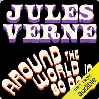 Around the World in Eighty Days audiobook cover